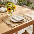 Tischset Seegras rechteckig 33×48cm Natur Handgeflochten | Floristik24.at