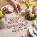 Holzstreuteile Frühling Ostern Rosa 2–4 cm 64 Stück | Floristik24.at