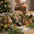 Deko-Figuren Rehkitz handbemalt 3er-Set Polyresin | Floristik24.at