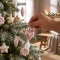 Christbaumschmuck aus Glas, 12-teilig, Pastellfarben, 5–5,5 cm hoch | Floristik24.at
