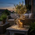 LED Lichterkette Drahtlichterkette Timer außen 180cm | Floristik24.at