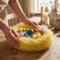 Sisalgras Gelb 300g Naturmaterial für Bastelarbeiten und Dekoration | Floristik24.at