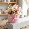 Filzband aus Schafwolle 7,5 cm x 5 m Rosa für Dekoration und Bastelarbeiten | Floristik24.at