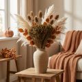 Trockenblumenstrauß Broom Bloom Olivgrün 160g 48cm | Floristik24.at