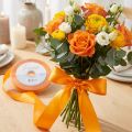 Polyester Geschenk- und Dekorationsband 15mm x 50m Orange | Floristik24.at