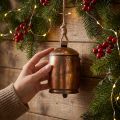 Dekohänger Metallglocke Kupfer Ø13,5cm 49cm | Floristik24.at