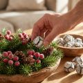 Zypressen Zapfen 3cm Weiß gewaschen 500g | Floristik24.at