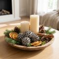 Amberbaum Zapfen Natur weiß gewaschen 250g | Floristik24.at