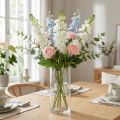 Levkoje Weiß Kunstblume aus Seidenstoff 78cm | Floristik24.at