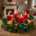 Mini-Weihnachtskugeln Ø25mm Glas Grün mit Draht, 140 Stück | Floristik24.at
