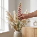 Trockenblumen Delphinium Rosa, 64 cm, 25 g | Floristik24.at