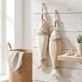 Holzfisch Anhänger aus Paulownia-Holz 27 cm, 2er-Set | Floristik24.at