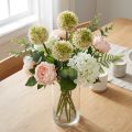 Zierlauch Allium künstlich Rosa Grün Ø8cm 58cm Kunststoff | Floristik24.at