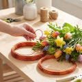 Aluminiumdraht Orange 2mm Ø 12m Länge flexibel für Bastel- und Dekoarbeiten | Floristik24.at