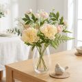 Deko-Pfingstrosen 2er-Set künstlich gelb, 64 cm lang | Floristik24.at