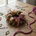 Filzkordel aus Jute und Schafwolle Beere 25m | Floristik24.at
