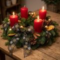 Organza Weihnachtsband Schneeflocken Schwarz Gold 40mm x 15m | Floristik24.at