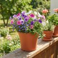 Blumentopf Plastik Terrakotta Ø17cm H14cm | Floristik24.at