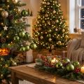 Weihnachtsbaumkugeln aus Glas im Grünen Mix 24 Stück | Floristik24.at