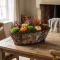 Pflanzschale Birke mit Reben 17×15×34cm Natur | Floristik24.at
