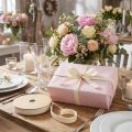 Geflochtenes Geschenkband aus Papier 20mm x 10m Creme | Floristik24.at