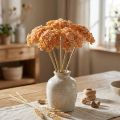 Schafgarbe künstlich Kunstblumen Orange 50cm, 5 Stück im Bund | Floristik24.at