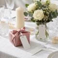 Geschenkanhänger Papier Weiß 8×3,5cm mit Kordel 100 Stück | Floristik24.at