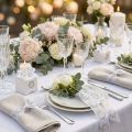 Organzaband Hochzeit Dekoration Weiß „Love“-Motiv 40mm x 15m | Floristik24.at