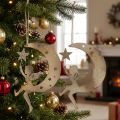 Engel Anhänger Metall goldfarben 19cm 2 Stück Weihnachtsdeko | Floristik24.at