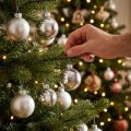Weihnachtskugeln Glas Silber Matt/Glänzend Ø 4 cm 60 Stück | Floristik24.at