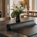 Kunstleder Schwarz Dekorstoff 33cm x 1,35m | Floristik24.at