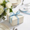 Geschenkband aus Polyester 10mm x 50m Hellblau | Floristik24.at