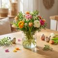 Glasvase zylindrisch farblos Ø9cm H10cm | Floristik24.at