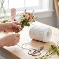 Papierwickeldraht Weiß 0,4 mm 205 m Dekodraht für Floristik und Bastelarbeiten | Floristik24.at
