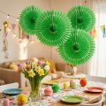 Wabenpapier Blume Grün Ø40 cm 4er-Set für Innen | Floristik24.at