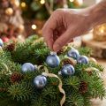 Mini-Weihnachtskugeln aus Glas Blau Matt/Glänzend Ø2cm 44 Stück | Floristik24.at