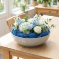 Sisalwatte Blau aus Naturfasern 300g für Polsterung und Dekoration | Floristik24.at