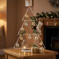 Weihnachtsbaum aus Metall in Weiß, 41 cm hoch | Floristik24.at