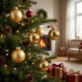 Weihnachtskugeln aus Glas Ø6 cm Gold matt und glänzend 24 Stück | Floristik24.at