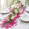 Dekorationsperlen Kunststoff Pink Ø8mm 250 Stück | Floristik24.at