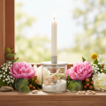 Glaszylinder Vase transparent 10cm 3er-Set für Innenbereich | Floristik24.at