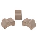 Floristik24 Blumentopf-Füße aus Ton in Umbrabraun 7 cm 3er-Set