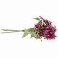 Floristik24 Echinacea Blüte künstlich Erika 45cm 3St