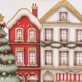Weihnachtliche Geschenktüten mit Häusern und Tannenbaum 12 x 6 x 16 cm, 2 Stück | Floristik24.at
