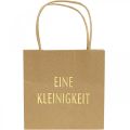 Floristik24 Geschenktüten „Eine Kleinigkeit“ Beige Papiertüten 16x8cm 6St