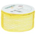Floristik24 Netzband Gitterband Dekoband Gelb drahtverstärkt 50mm 10m
