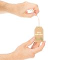 Geschenkanhänger Weihnachten aus Papier Naturbraun 8cm 36 Stück | Floristik24.at