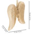 Holzanhänger Engelsflügel 12cm natur mit Kordel | Floristik24.at