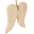 Holzanhänger Engelsflügel 12cm