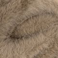 Dekoschleife Plüsch mit Aufhänger 14x16cm Braun Beige Cremeweiß 3er Set | Floristik24.at